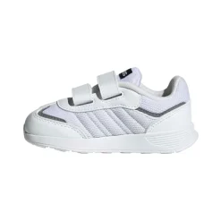 adidas Babys Tensaur Klettverschluss Sneaker Cloud White/Core Black/Grey Four