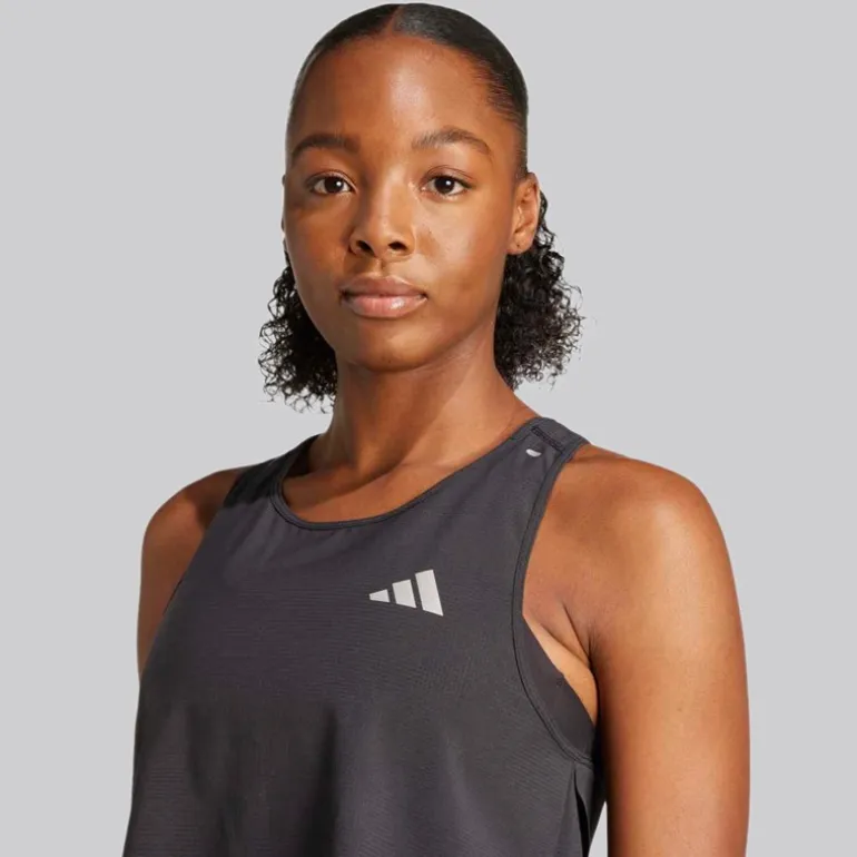 adidas Damen Adi365 Climacool+ Lauf Crop Top Schwarz
