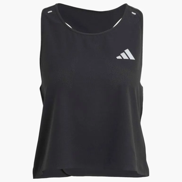 adidas Damen Adi365 Climacool+ Lauf Crop Top Schwarz