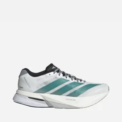 adidas Damen Adizero Boston 13 EQT Lightstrike Pro Neutral Laufschuhe Cloud White/Pure Teal/Grau