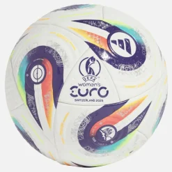 adidas Damen Euro 25 Pro Offizieller Spiel Fußball (FIFA Quality Pro Zertifiziert) Weiß/Multi/Lucid Lemon
