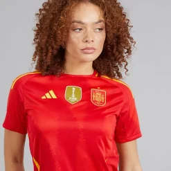 adidas Damen FEF Spanien Damen 24/25 Authentisches Heimtrikot Better Scarlet