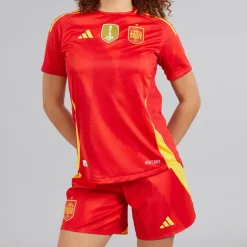 adidas Damen FEF Spanien Damen 24/25 Authentische Heimshorts Better Scarlet