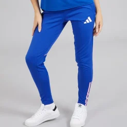 adidas Damen FFC Team Frankreich Trainingshose Semi Lucid Blue