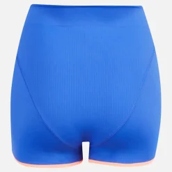 adidas Damen FFR Team Frankreich Lauf Booty Shorts Semi Lucid Blue