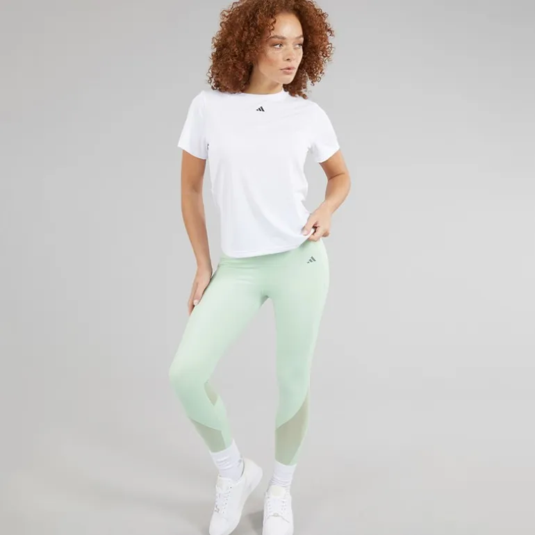 adidas Damen maßgeschneiderte Hiit Training 7/8 Leggings Linen Green