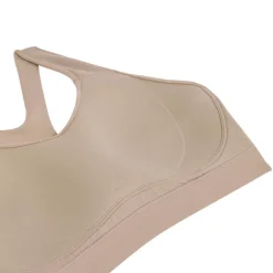 adidas Damen Optime Essentials Workout High Support Sport BH Chalky Brown