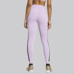 adidas Damen Optime 3 Streifen Leggings Powder Plum