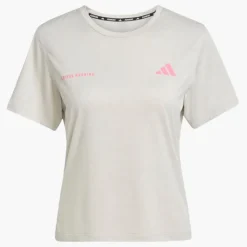 adidas Damen Own The Run Melange Lauf T Shirt Orbit Green Metallic