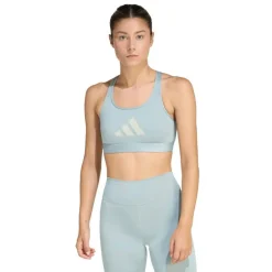 adidas Damen Primeliftreact Grafik Leicht Stütz Sport BH Wonder Sage