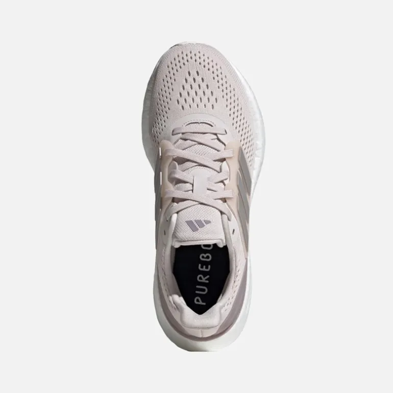 adidas Damen Pureboost 23 neutrale Laufschuhe Putty Mauve/Wonder Taupe/Preloved Fig