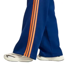 adidas Damen Stadion 3 Streifen Trainingshose Dark Blue/Pure Orange/Off White
