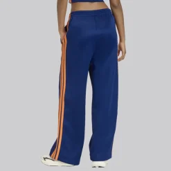 adidas Damen Stadion 3 Streifen Trainingshose Dark Blue/Pure Orange/Off White