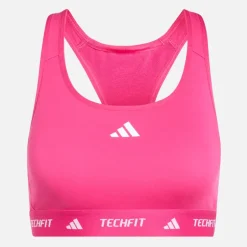 adidas Damen Techfit Mittlere Unterstützung Sport BH Real Magenta