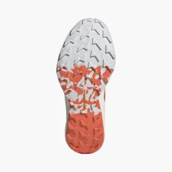 adidas Damen Terrex Agravic Speed Trail Laufschuhe Cloud White/Impact Orange/Dash Grey