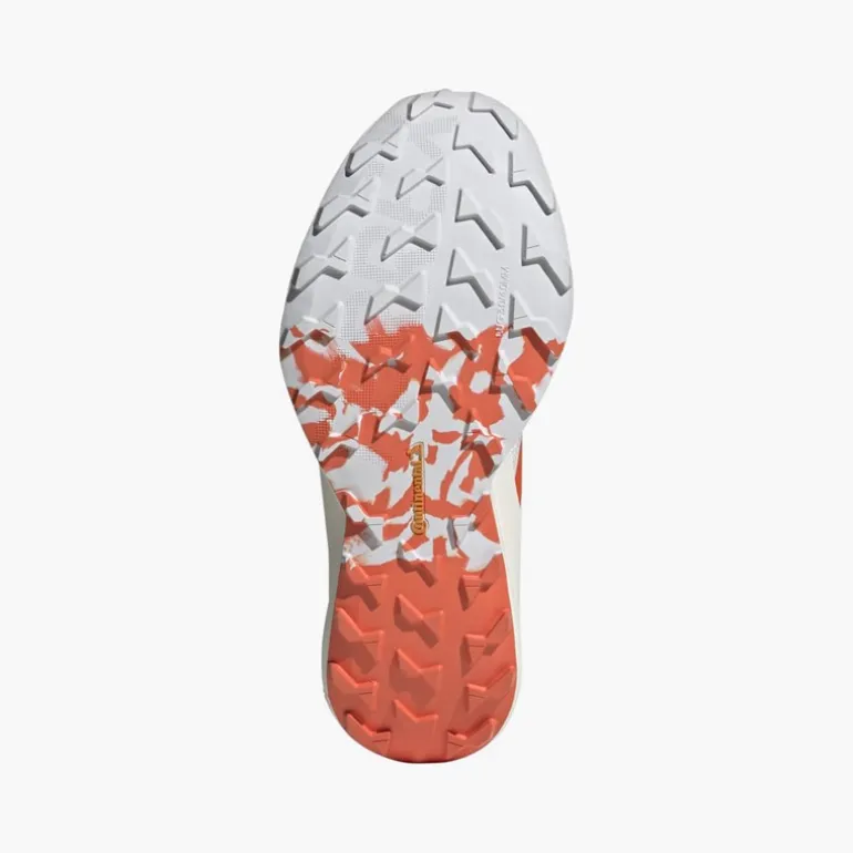 adidas Damen Terrex Agravic Speed Trail Laufschuhe Cloud White/Impact Orange/Dash Grey
