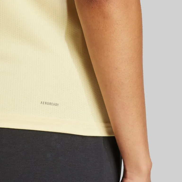 adidas Damen T Shirt Training entworfen Powder Yellow