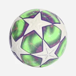 adidas Damen UEFA Champions League 25/26 Offizieller Pro Match Fußball (FIFA Quality Pro Zertifiziert) Weiß/Shock Pink/Multi/Solar Yellow