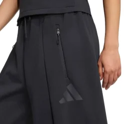 adidas Damen Z.N.E Open Hem Trainingshose Schwarz