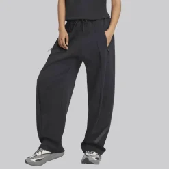 adidas Damen Z.N.E Open Hem Trainingshose Schwarz