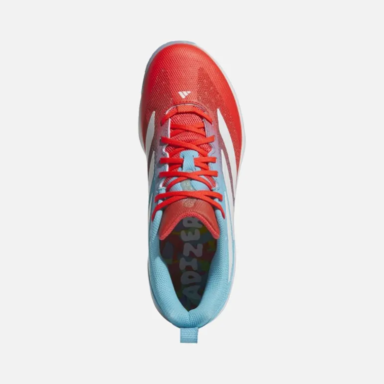 adidas Herren Adizero Impact Kunstrasen Baseball Schuhe Bright Cyan/Footwear White/Bright Red
