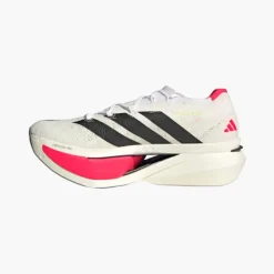 adidas Herren Adizero Prime X3 Strung Neutral Laufschuhe Cloud White/Core Black/Lucid Red