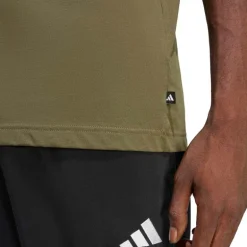adidas Herren Camouflage Explorer Grafik T Shirt Olive Strata