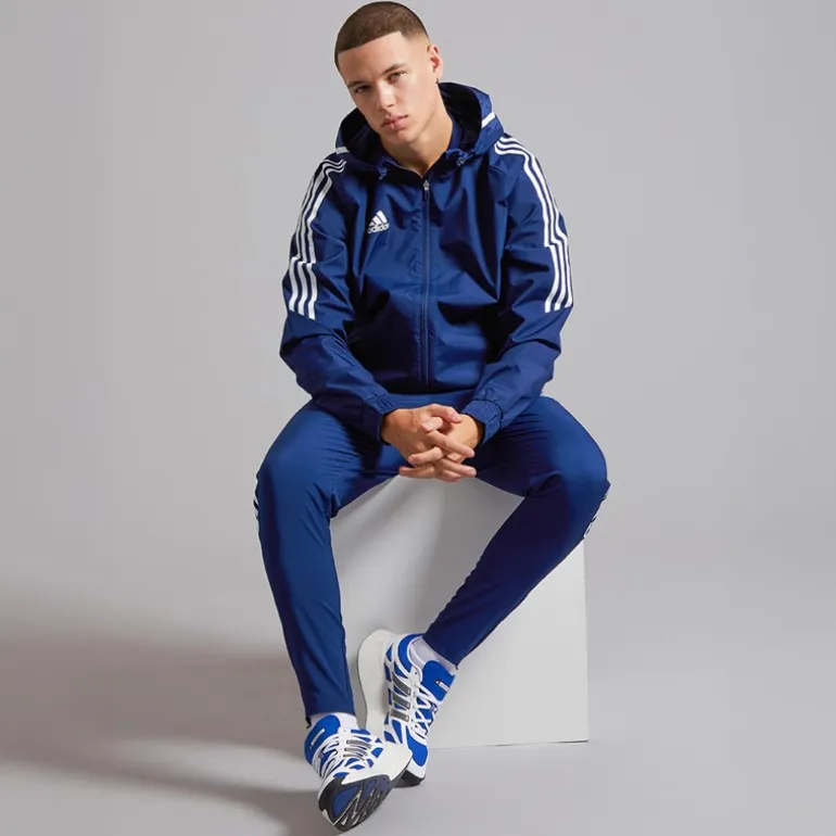 adidas Herren Condivo 22 All Wetter Jacke Team Navy Blue