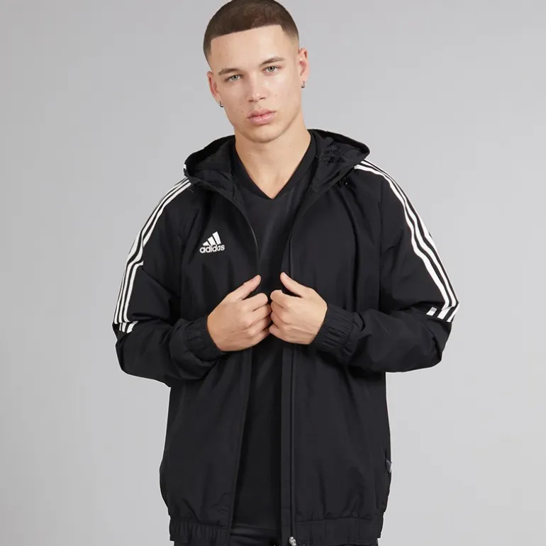 adidas Herren Condivo 22 All Wetter Jacke Schwarz
