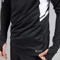 adidas Herren Condivo 22 1 4 Zip Trainingsoberteil Schwarz/Weiß