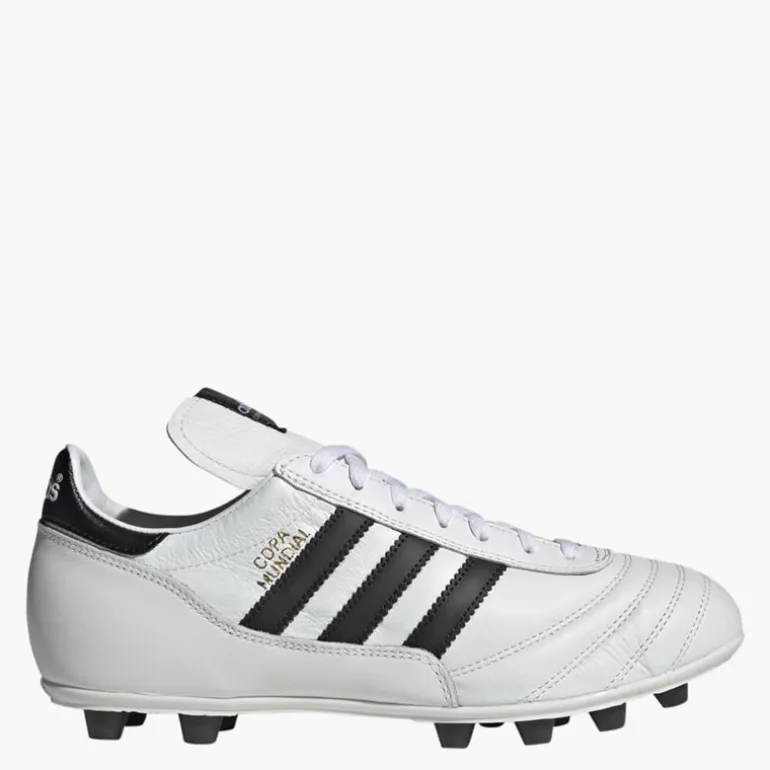 adidas Herren Copa Mundial FG Kunstrasen Fussball Schuhe Cloud White/Core Black/Gold Metallic