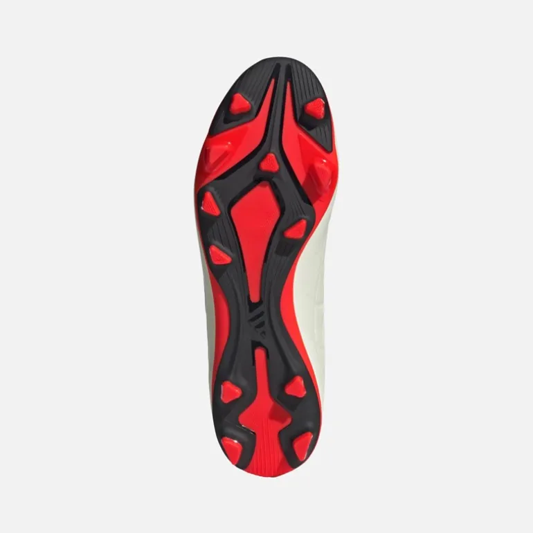 adidas Herren Copa Pure II Club FXG Flexible Ground Fußballschuhe Ivory/Core Black/Solar Red