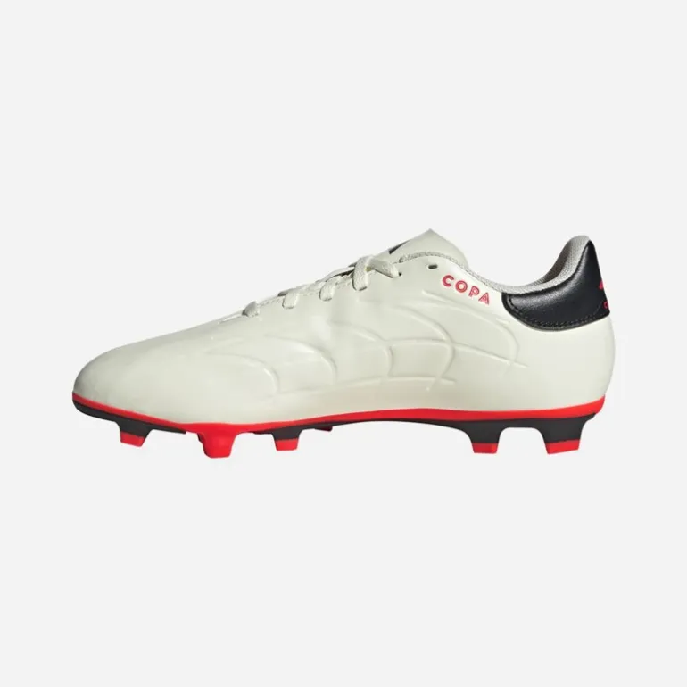 adidas Herren Copa Pure II Club FXG Flexible Ground Fußballschuhe Ivory/Core Black/Solar Red