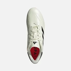 adidas Herren Copa Pure II Club FXG Flexible Ground Fußballschuhe Ivory/Core Black/Solar Red