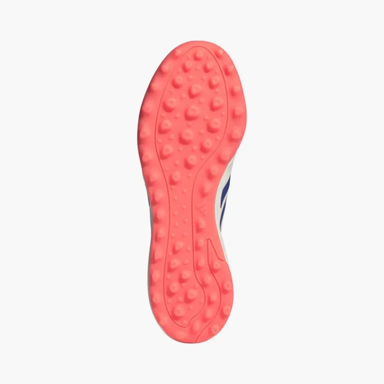 adidas Herren Copa Pure 3 Pro Coral Blaze Pack TF Astro Fußballschuhe Off White/Lucid Blue/Signal Coral