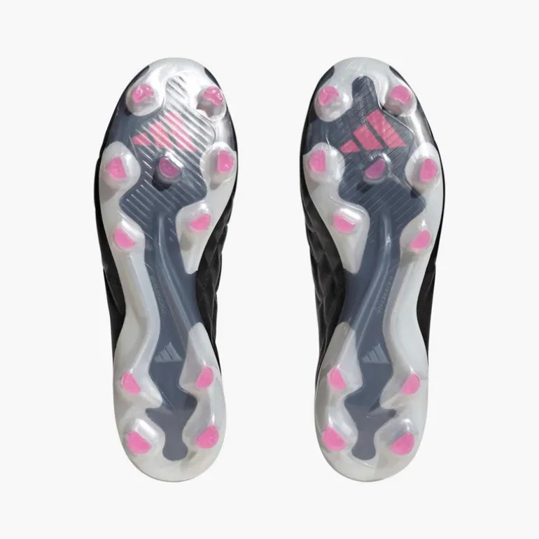 adidas Herren Copa Pure+ Schnürlose Own Your Football Pack FG Kunstrasen Fußballschuhe Core Black/Zero Metalic/Team Shock Pink