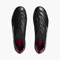 adidas Herren Copa Pure+ Schnürlose Own Your Football Pack FG Kunstrasen Fußballschuhe Core Black/Zero Metalic/Team Shock Pink