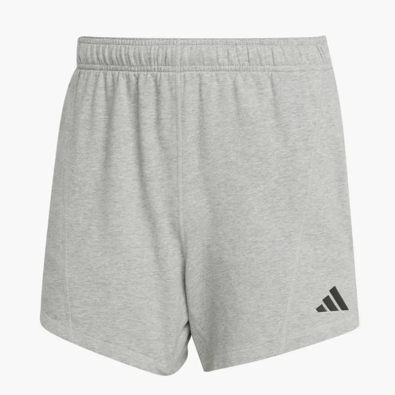 adidas Herren D4T Workout French Terry Shorts Medium Grey Heather