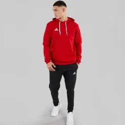 adidas Herren Entrada 22 Pullover Sweat Hoodie Team Power Red