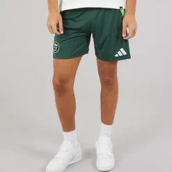 adidas Herren FAF Algerien Auswärts Shorts Mineral Green