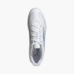 adidas Herren F50 Club Polar Victory Pack FG Kunstrasen Fußballschuhe Weiß/Silver Metallic/Weiß