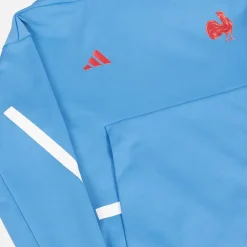 adidas Herren FFR Frankreich Rugby Z.N.E. Reise Hoodie Focus Blue