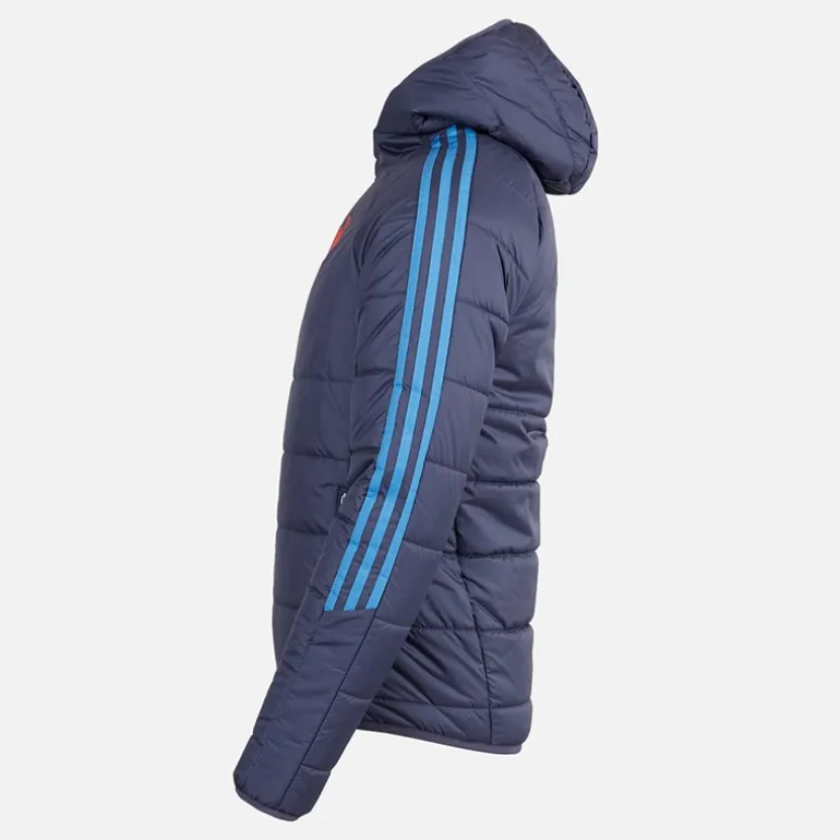 adidas Herren FFR Frankreich Rugby Winter Jacke Shadow Navy
