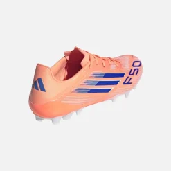 adidas Herren F50 Liga AG Kunstrasen Fußballschuhe Beam Orange/Lucid Blue /Cloud White Beam Orange/Lucid Blue/Cloud White