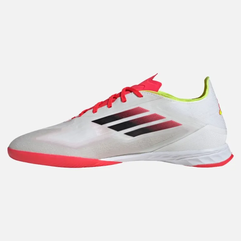 adidas Herren F50 Pro Hallenfußballschuhe Weiß/Schwarz/Solar Yellow