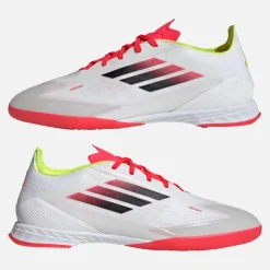 adidas Herren F50 Pro Hallenfußballschuhe Weiß/Schwarz/Solar Yellow