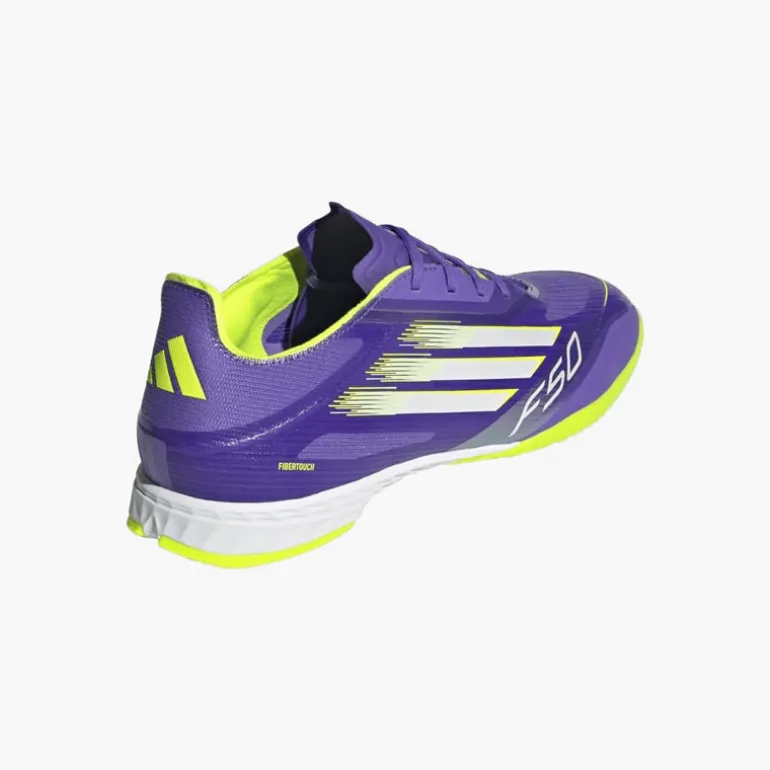 adidas Herren F50 Pro Radiant Blaze Pack IN Hallenfußballschuhe Purple Rush/Cloud White/Lucid Lemon