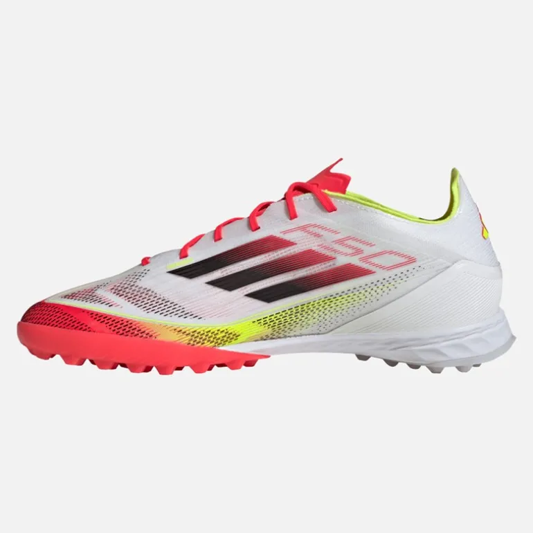 adidas Herren F50 Pro TF Kunstrasen Fussballschuhe Cloud White/Core Black/Solar Yellow