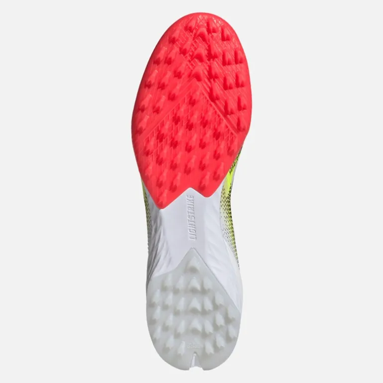 adidas Herren F50 Pro TF Kunstrasen Fussballschuhe Cloud White/Core Black/Solar Yellow