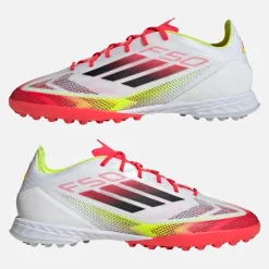adidas Herren F50 Pro TF Kunstrasen Fussballschuhe Cloud White/Core Black/Solar Yellow